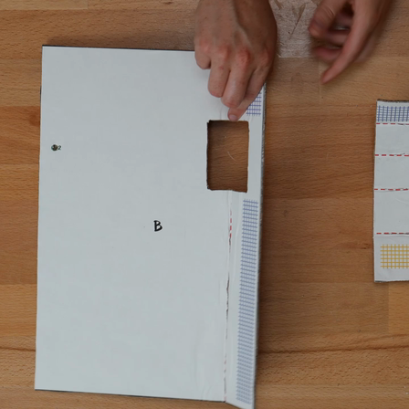 Double-sided tape on back